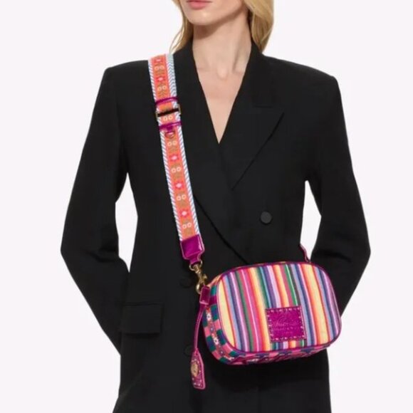 Kurt Geiger Southbank Canvas Camera Bag NEW IN BOX - Picture 1 of 11